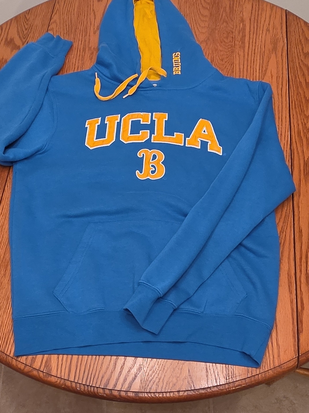 Stadium Athletics UCLA Blue and Gold Hoodie Size Medium